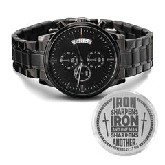 Iron Sharpens Iron (Proverbs 2717) – Men's Watch
