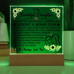 To My Daughter – Acrylic Square